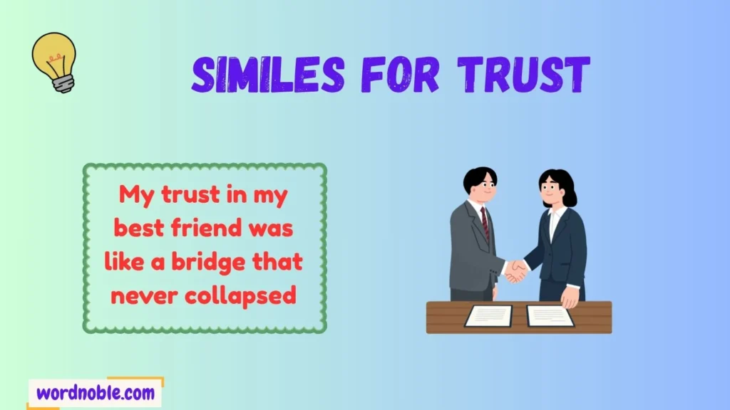 Why Writers Use Similes for Trust