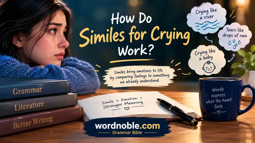 How Do Similes for Crying Work?