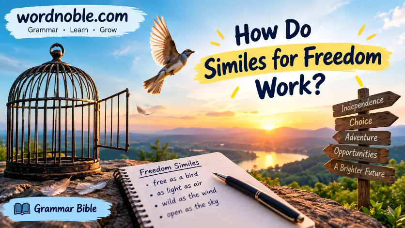 How Do Similes for Freedom Work?
