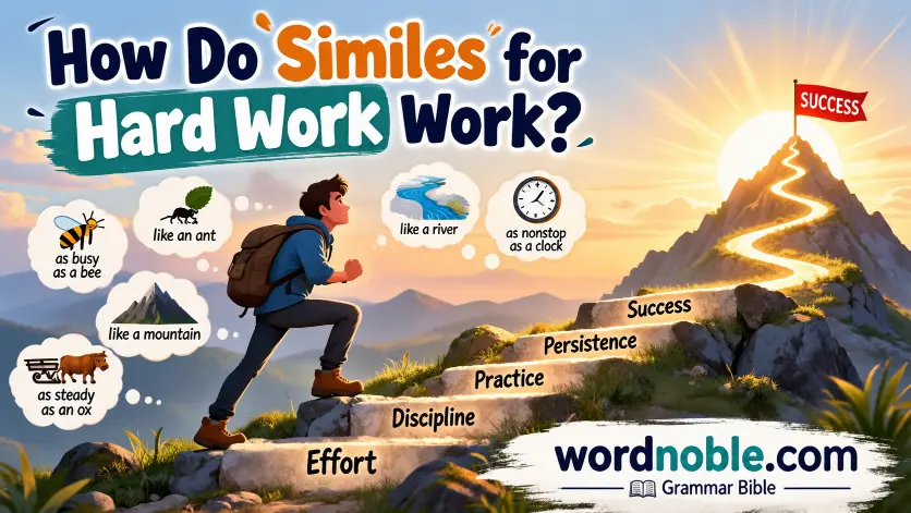 How Do Similes for Hard Work Work?