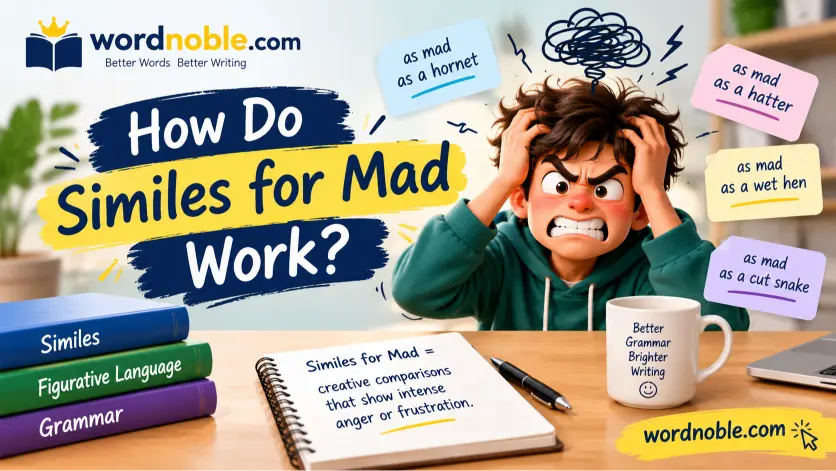 How Do Similes for Mad Work?