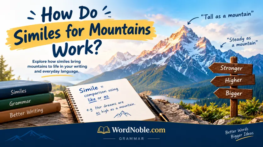How Do Similes for Mountains Work?