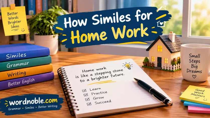 How Similes for Home Work
