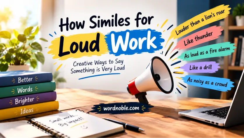 How Similes for Loud Work