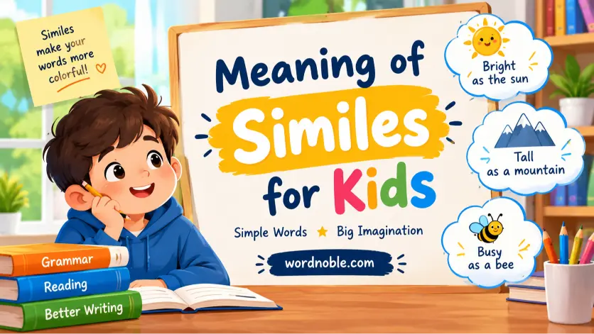Meaning of Similes for Kids