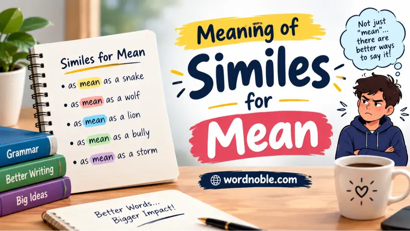 Meaning of Similes for Mean