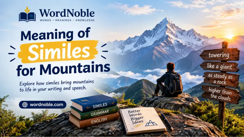 Meaning of Similes for Mountains