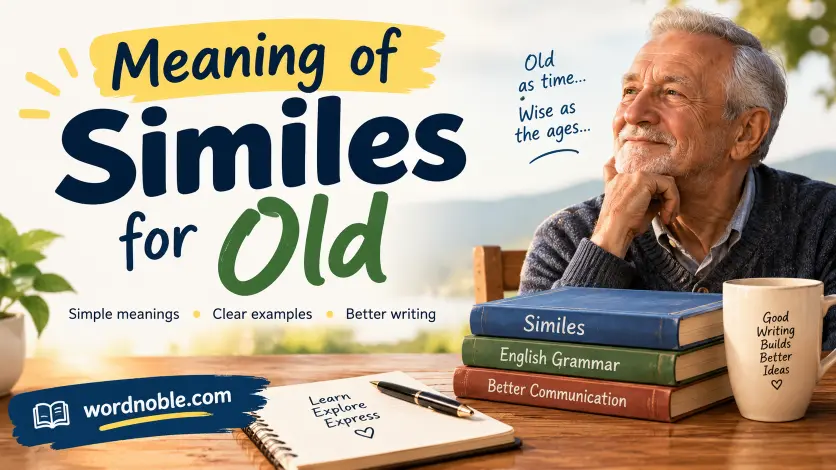 Meaning of Similes for Old
