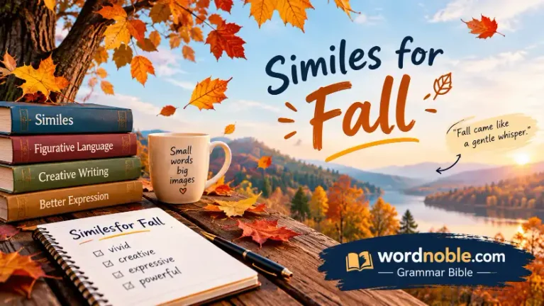 similes for fall