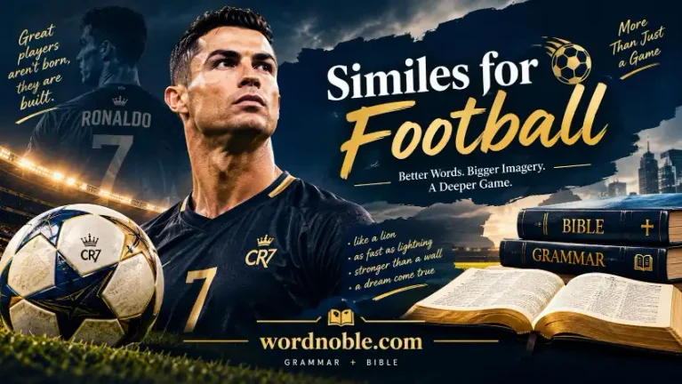 similes for football