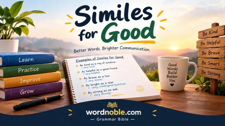 similes for good