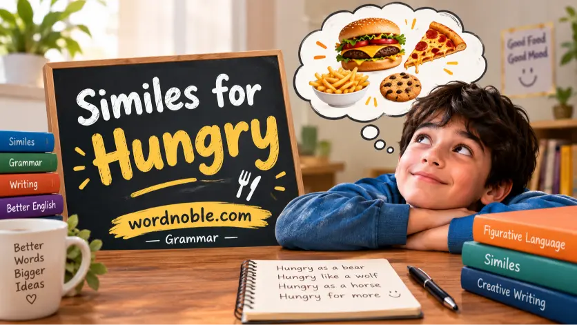 similes for hungry