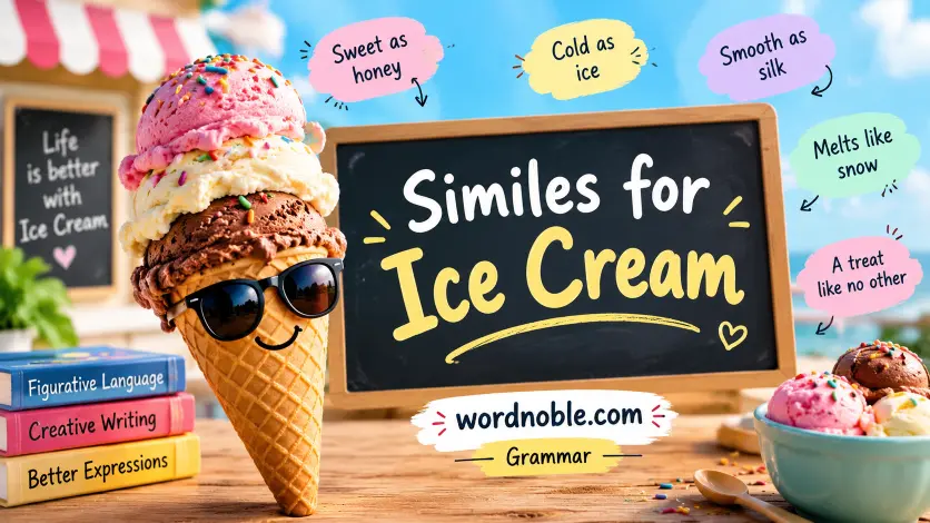 similes for ice cream