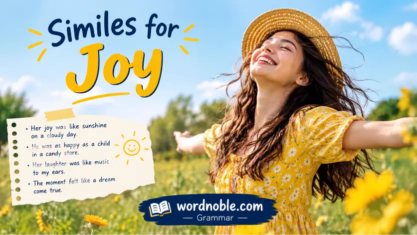 similes for joy
