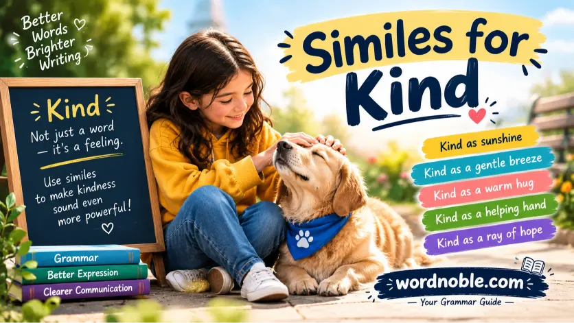 similes for kind