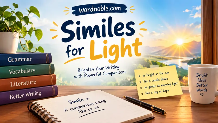 similes for light