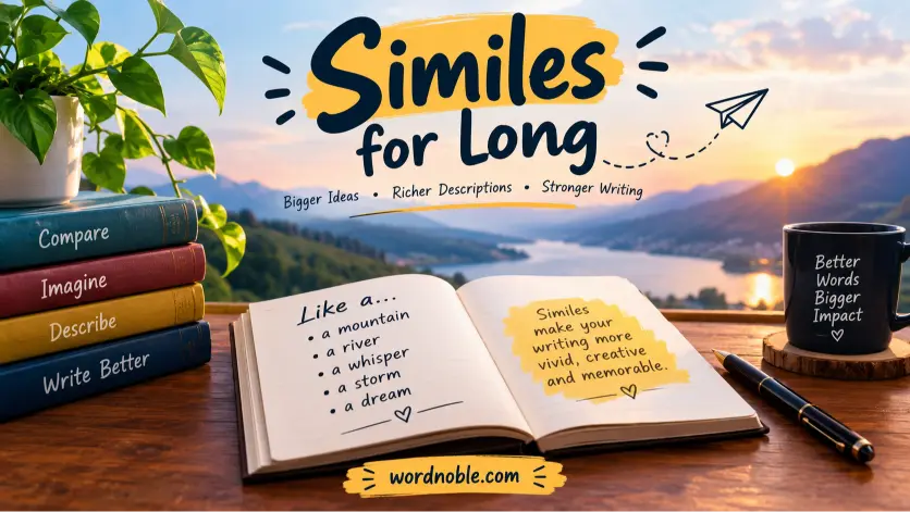 similes for long