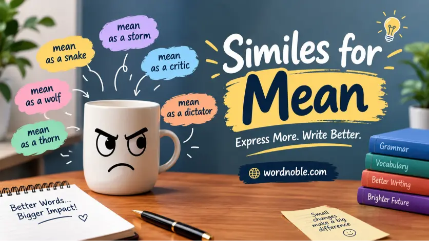 similes for mean