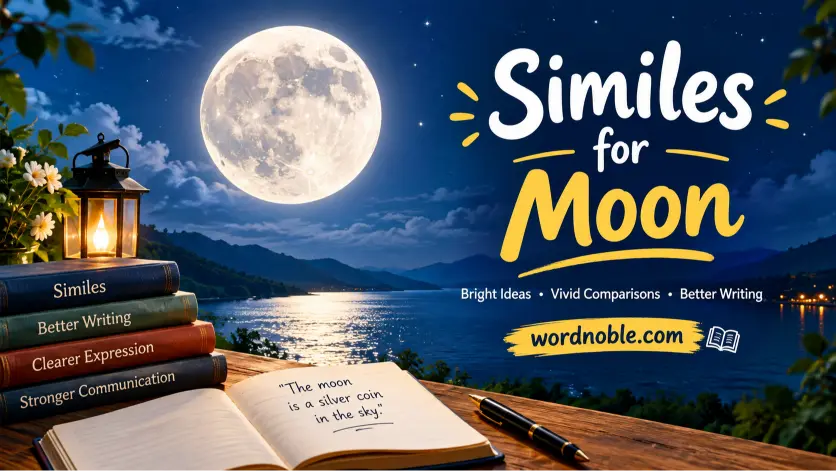 similes for moon