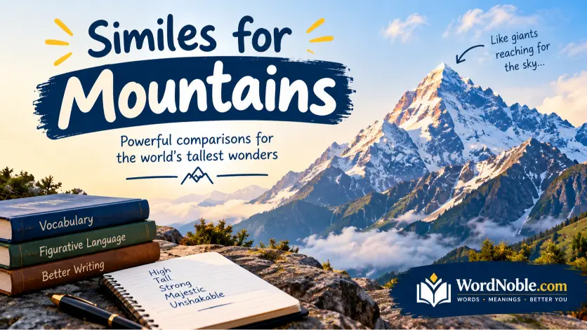 similes for mountains