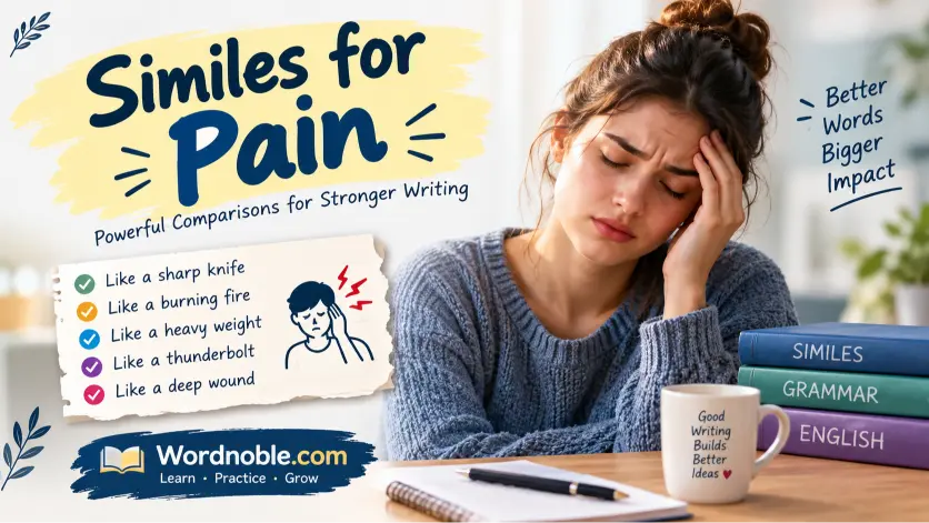 similes for pain