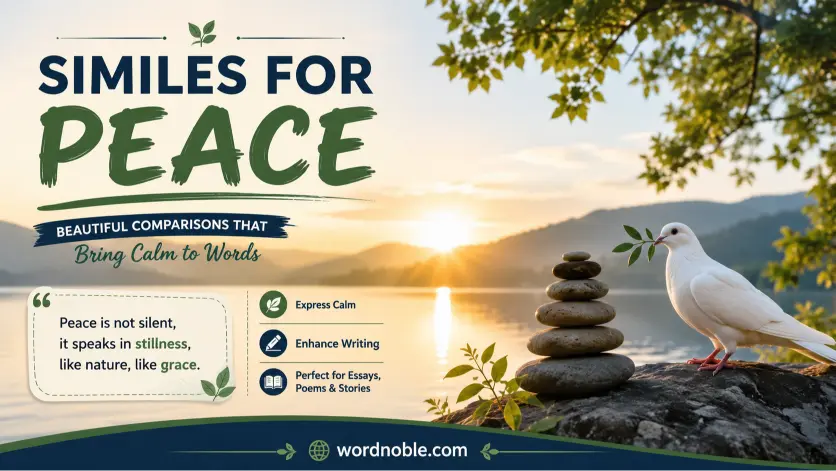 similes for peace