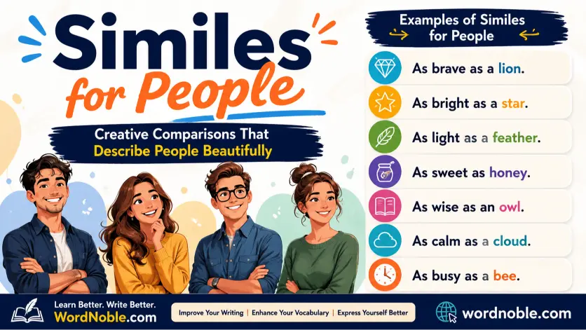 similes for people