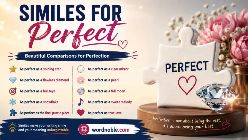 similes for perfect