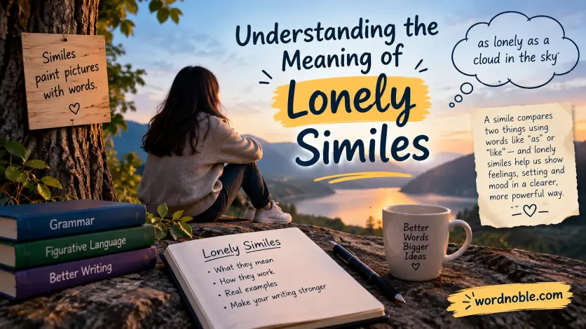 Understanding the Meaning of Lonely Similes