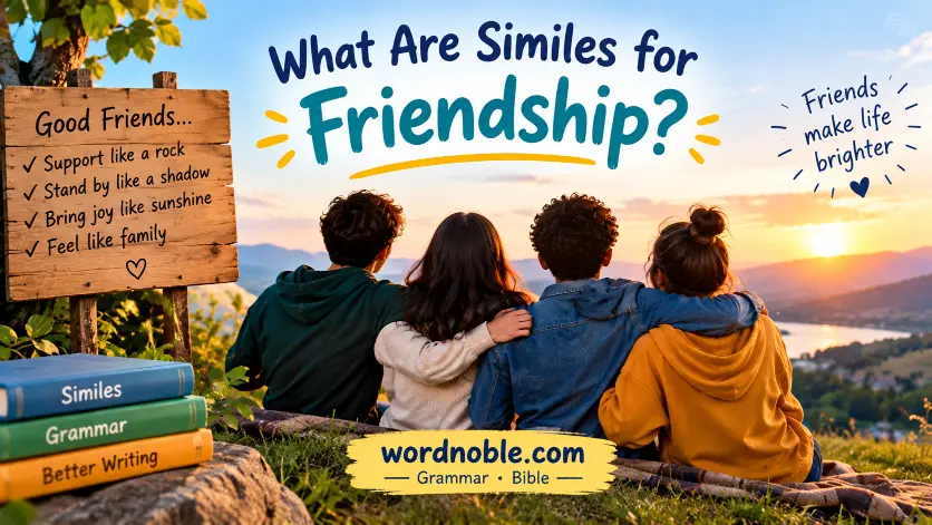 What Are Similes for Friendship?