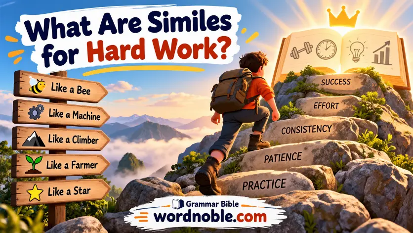 What Are Similes for Hard Work?