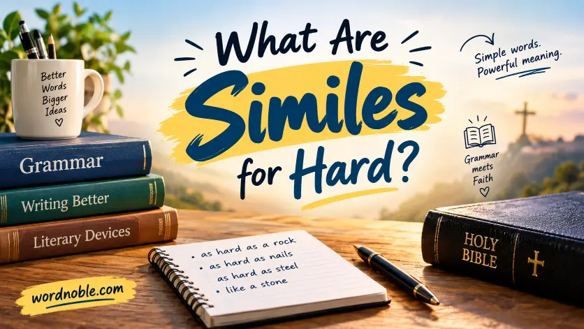 What Are Similes for Hard?