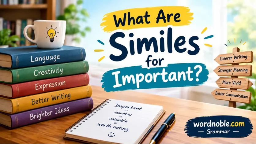 What Are Similes for Important?