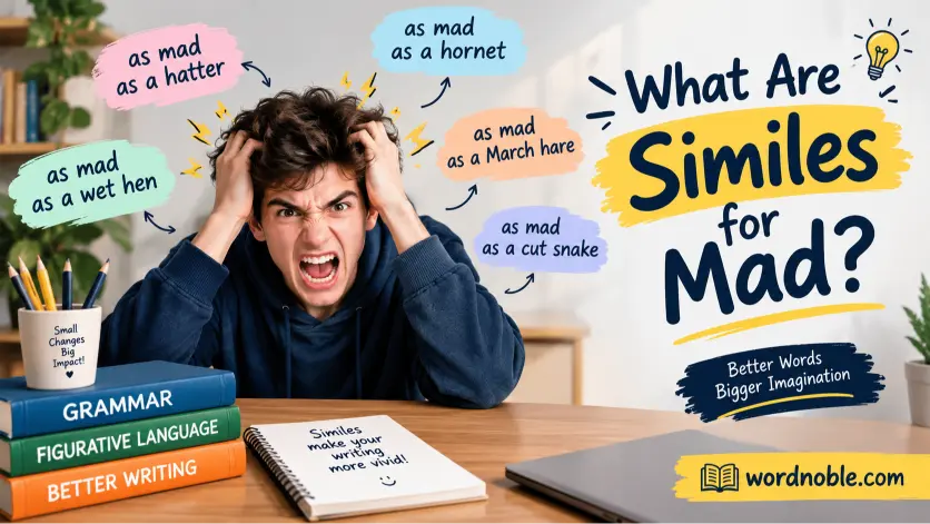 What Are Similes for Mad?