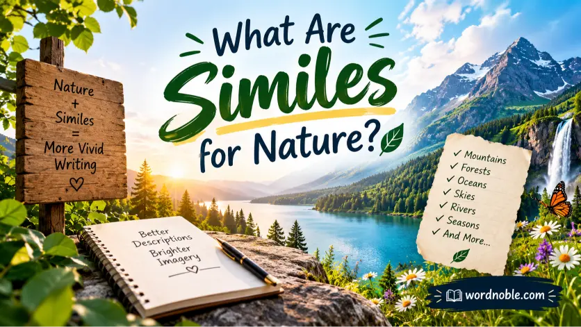 What Are Similes for Nature?