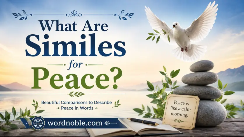 What Are Similes for Peace?