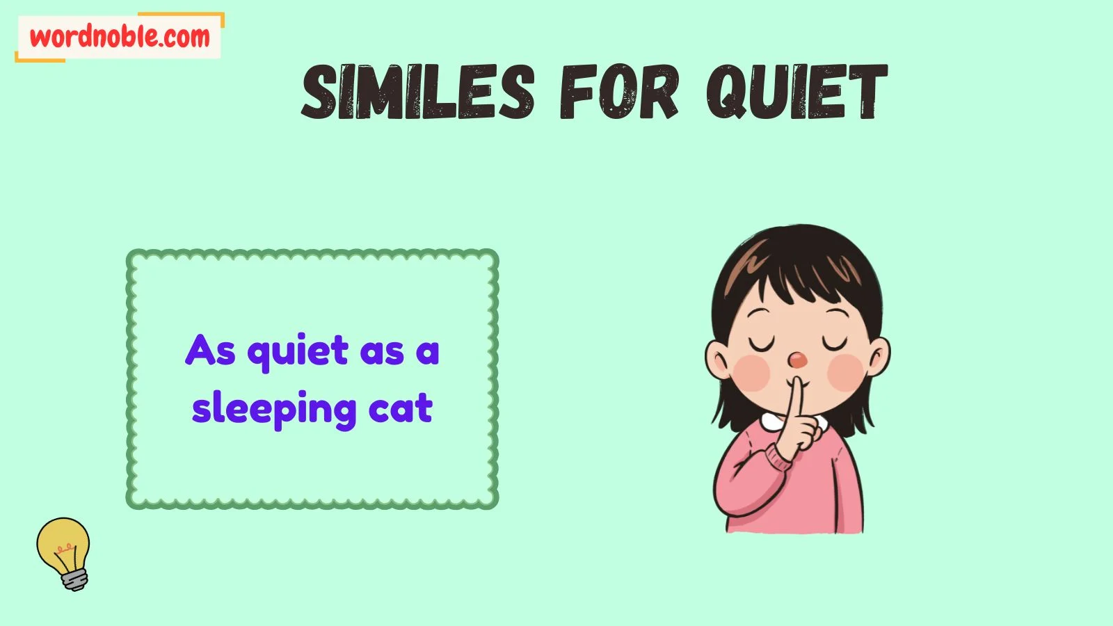 What Are Similes for Quiet?