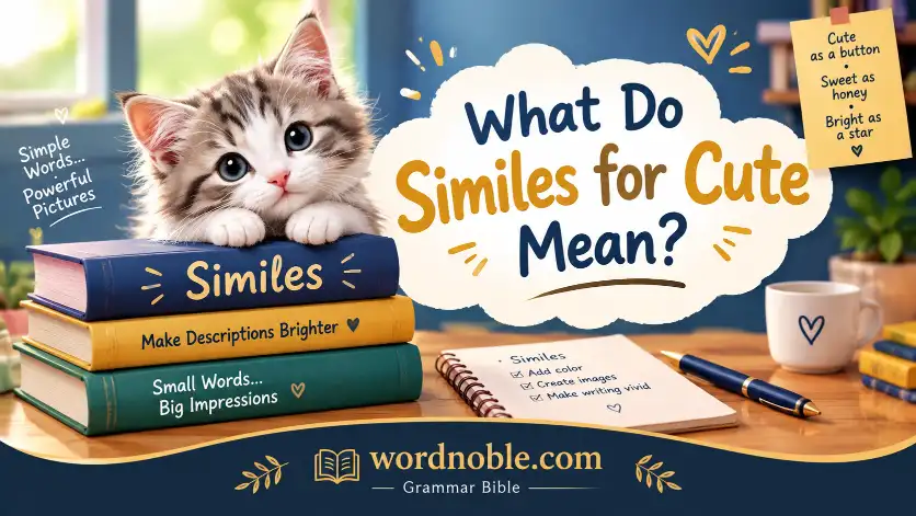 What Do Similes for Cute Mean?
