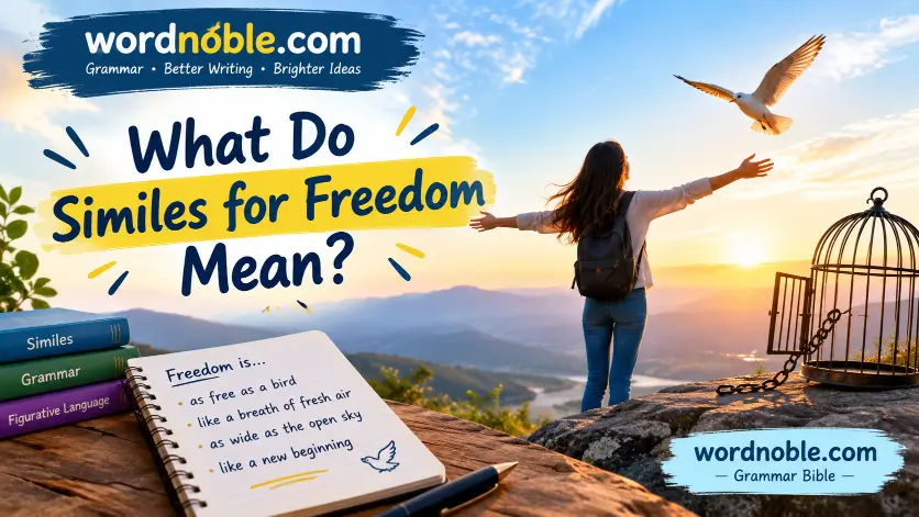 What Do Similes for Freedom Mean?