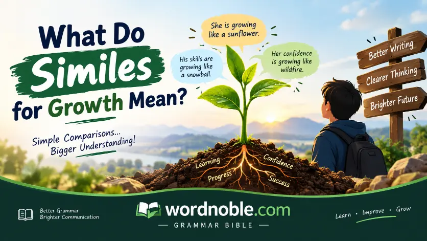 What Do Similes for Growth Mean?