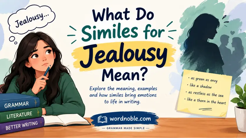 What Do Similes for Jealousy Mean?