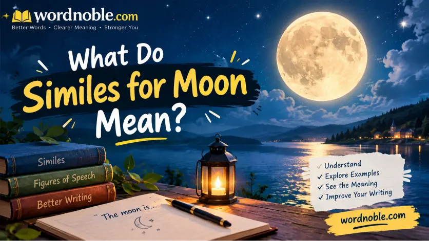 What Do Similes for Moon Mean?