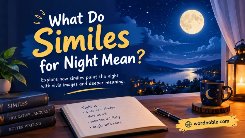 What Do Similes for Night Mean?