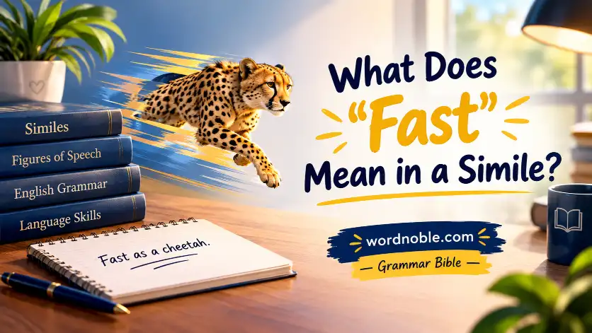 What Does “Fast” Mean in a Simile?
