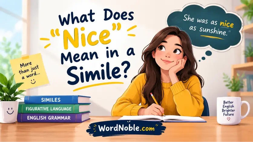 What Does “Nice” Mean in a Simile?