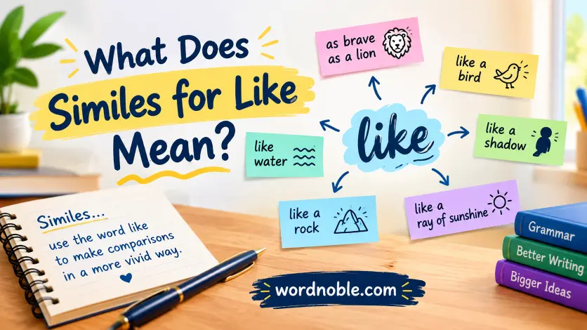 What Does âSimiles for Likeâ Mean?