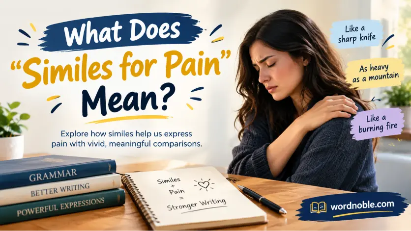 What Does “Similes for Pain” Mean?