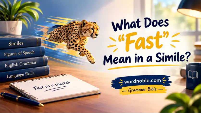 Why Do Writers Use Similes for Fast?