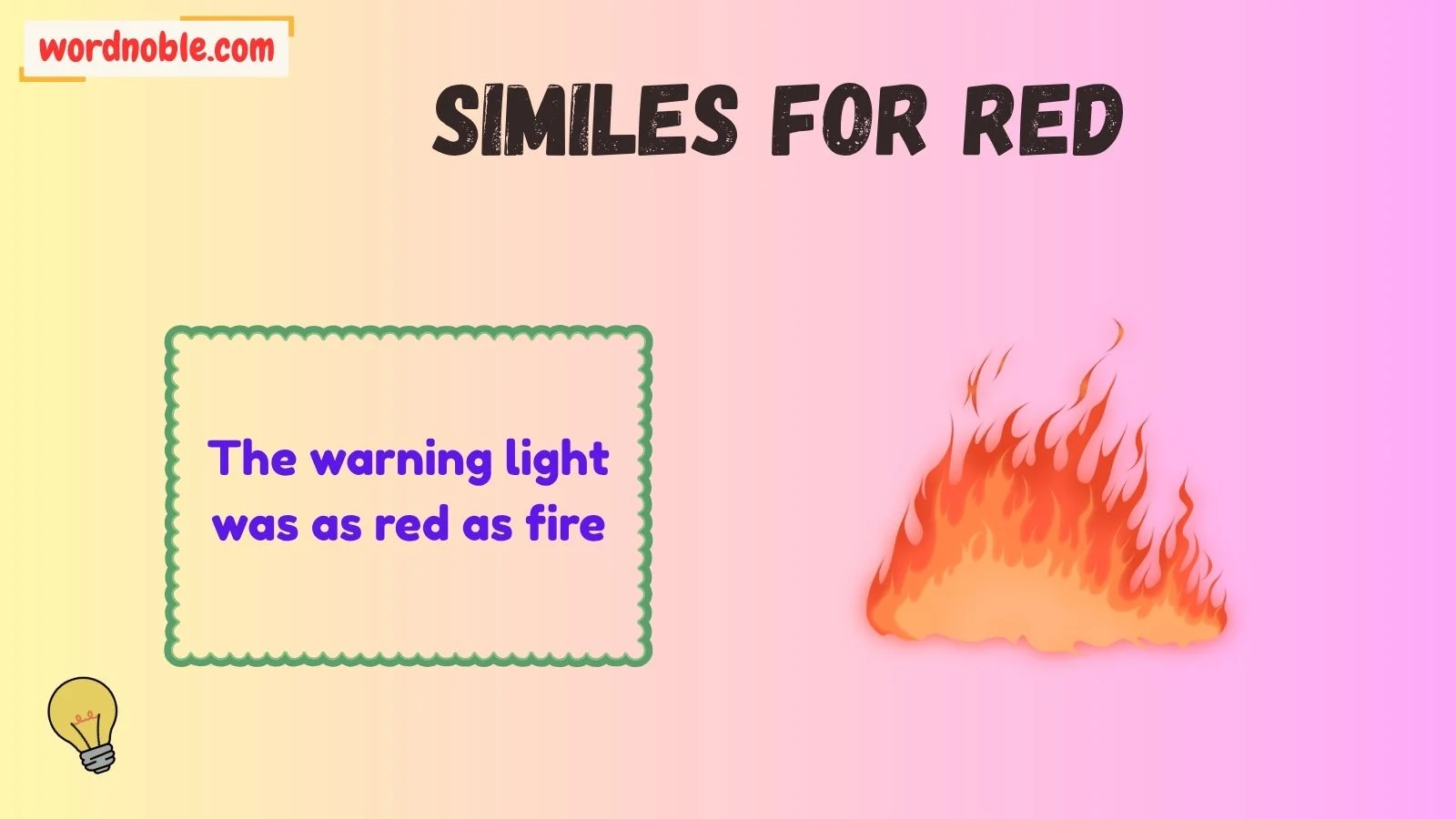 Why Do Writers Use Similes for Red?