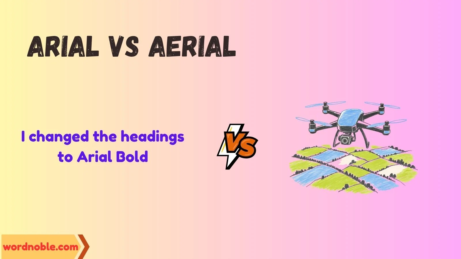 arial vs aerial